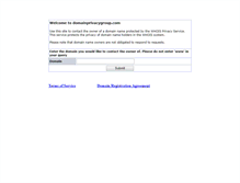 Tablet Screenshot of domainprivacygroup.com